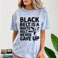 Taekwondo Belt Club Graduation Comfort Color Blast T-Shirt Ocean