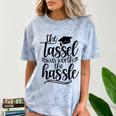 The Tassel Was Worth The Hassle Graduation Comfort Color Blast T-Shirt Ocean