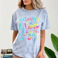 Tie Dye Happy Last Day Of School Graduation Teacher Student Comfort Color Blast T-Shirt Ocean