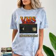 VHS Tape Nostalgia Old School Technology Humor Premium Comfort Color Blast T-Shirt Ocean