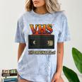 VHS Tape Nostalgia Old School Technology Humor Comfort Color Blast T-Shirt Ocean