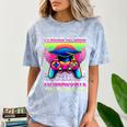 Video Gamer Graduate Graduation Grad Gaming Comfort Color Blast T-Shirt Ocean