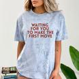 Waiting For You To Make The First Move Introvert Minimal Comfort Color Blast T-Shirt Ocean