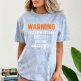 Warning Protein Intake Exceeds Social Awareness Introvert Comfort Color Blast T-Shirt Ocean Warning Protein Intake Exceeds Social Awareness Introvert Comfort Color Blast T-Shirt Ocean
