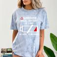 Warning Social Battery Is Low Introvert Shirt Comfort Color Blast T-Shirt Ocean