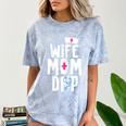 Wife Mom DNP Doctor Of Nursing Practice Graduation Comfort Color Blast T-Shirt Ocean