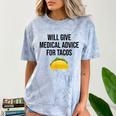 Will Give Medical Advice For Tacos Shirt Graduation MD Comfort Color Blast T-Shirt Ocean