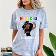 Women HBCU Grad 2025 College Graduation Apparel Comfort Color Blast T-Shirt Ocean