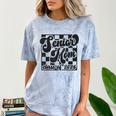 Women Senior Mom Class Of 2026 Retro Graduation Senior Mama Comfort Color Blast T-Shirt Ocean