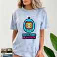 Women's Adulting Is A Myth Retro Pixel Pet Nostalgia Millennials Comfort Color Blast T-Shirt Ocean