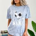 Women's Senior Nana Class Of 2026 Soccer Graduation Heart Comfort Color Blast T-Shirt Ocean