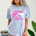 Wrestling Senior Mom Wrestling Senior 2026 Graduation Comfort Color Blast T-Shirt Ocean