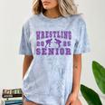 Wrestling Senior Night Wrestling Senior 2025 Graduation 49 Comfort Color Blast T-Shirt Ocean