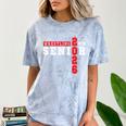 Wrestling Senior Night Wrestling Senior 2026 Graduation 13 Comfort Color Blast T-Shirt Ocean