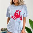 Yk2 Grunge Scary Cat With Shooting Stars 90s Nostalgia Comfort Color Blast T-Shirt Ocean