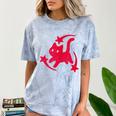 Yk2 Grunge Scary Cat With Shooting Stars 90s Nostalgia Comfort Color Blast T-Shirt Ocean