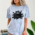 Yk2 Grunge Scary Cat With Tail Tomboy 90s Nostalgia Indie Comfort Color Blast T-Shirt Ocean