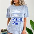 Zeta Phi Beta Doctor Graduation Zeta Phi Beta HBCU Doctor Comfort Color Blast T-Shirt Ocean