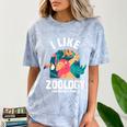 Zoologist Scientist Wildlife Biologist Zoology Introverted Comfort Color Blast T-Shirt Ocean