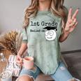 1st Grade Nailed It Kids Graduation TShirt Second Grade Comfort Color Blast T-Shirt Fern