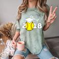 2018 Softball Senior Graduation Shirt For Girls Grad Comfort Color Blast T-Shirt Fern