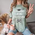 2019 High School Graduation College Level Unlocked Tee Comfort Color Blast T-Shirt Fern