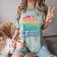 2nd Grade 2021 Graduate Quarantine Second Grade Graduation Comfort Color Blast T-Shirt Fern