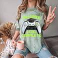 3rd Grade Level Complete Gamer Class Of 2026 Graduation Comfort Color Blast T-Shirt Fern
