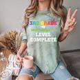 3rd Grade Level Complete Third Grade Graduation Comfort Color Blast T-Shirt Fern