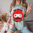 5th Grade Level Complete Gamer Graduation Comfort Color Blast T-Shirt Fern