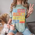 8th Grade Graduation Shirt 2024 Gamer Level Eighth Birthday Comfort Color Blast T-Shirt Fern