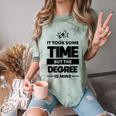 Adult College Graduation Comfort Color Blast T-Shirt Fern