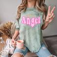 Angel Y2k Aesthetic 2000s Millennial Nostalgia Retro Pink Comfort Color Blast T-Shirt Fern