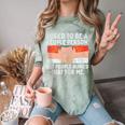 Antisocial Not A People Person Socially Selective Introvert Comfort Color Blast T-Shirt Fern