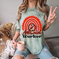 AntiSocial Worker Anti-Social Social Worker Introvert Comfort Color Blast T-Shirt Fern