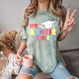My Auntie Did It Aunt Graduation Nurse Doctor Aunt Graduated Comfort Color Blast T-Shirt Fern