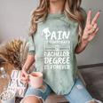 Bachelor Degree Graduation Comfort Color Blast T-Shirt Fern