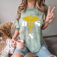 Bachelor Of Science Nursing Graduation Comfort Color Blast T-Shirt Fern