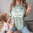 Barbershop Barber School Graduation Shirt Comfort Color Blast T-Shirt Fern