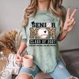 Baseball Senior Class Of 2027 Senior 2027 Graduation Women Comfort Color Blast T-Shirt Fern