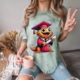 Bearded Dragon Graduation Kindergarten Elementary Girl Boy Comfort Color Blast T-Shirt Fern
