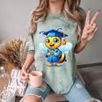 Bee Graduation Cute Kindergarten Elementary High School Comfort Color Blast T-Shirt Fern