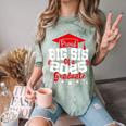 Big Sis Of a 2025 Graduate Class Senior Graduation Grad 25 Comfort Color Blast T-Shirt Fern