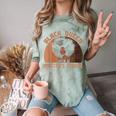 Black Queen With a Masters Degree Melanin Girls Graduation Comfort Color Blast T-Shirt Fern