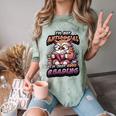 Book Lover Owl Reading Books Introvert Bookworm Comfort Color Blast T-Shirt Fern