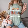 Books Helping Introverts Avoid Conversation Book Reading Comfort Color Blast T-Shirt Fern