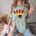 Boom Graduation Hat And Diploma For Proud Graduate Comfort Color Blast T-Shirt Fern
