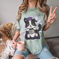 Border Collie Dog Lover Cute Anime School Graduation Men Women Kids Comfort Color Blast T-Shirt Fern