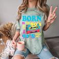 Born In The 80's But 90's Made Me Nostalgia Cassette Tape Comfort Color Blast T-Shirt Fern