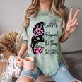 Call Me Antisocial But Please Don't Call Me Introvert Comfort Color Blast T-Shirt Fern